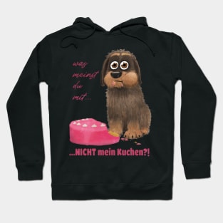 Hund mit Kuchen Hoodie